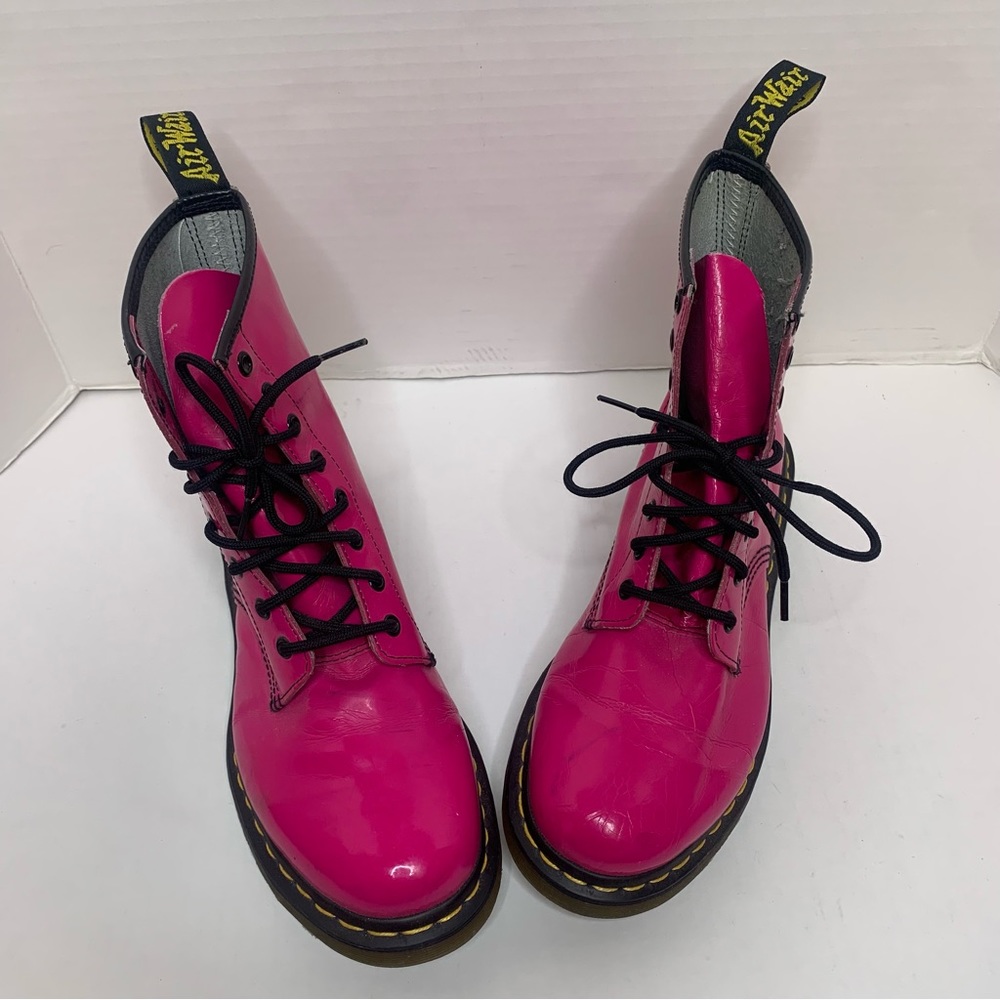 Dr. Martens Hot Pink Boots